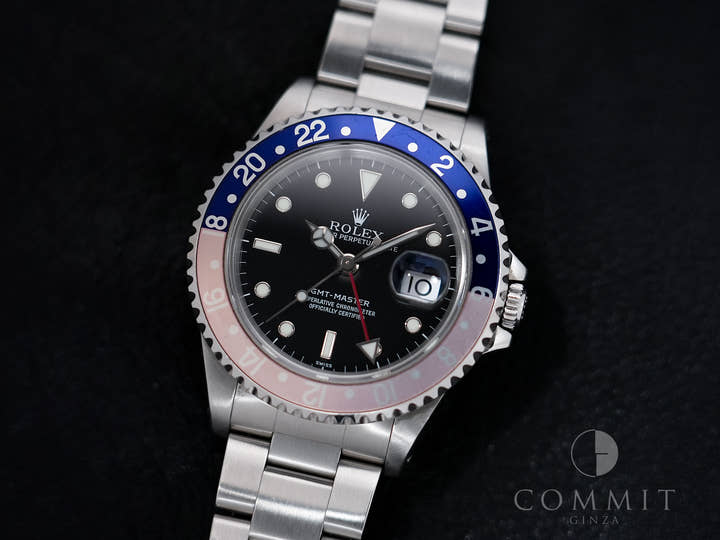 Rolex GMT-Master Ref.16700 Stainless Steel Black Dial Oyster Bracelet Pre-owned o9o6wa69