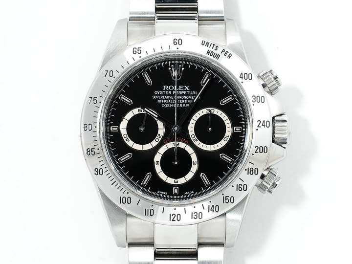 ロレックス デイトナ エルプリメロ Ref.16520 ステンレススチール ブラック文字盤 美中古 vz535nni