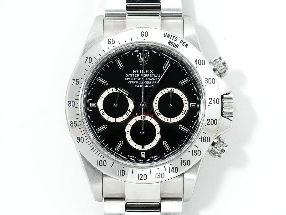 ロレックス デイトナ エルプリメロ Ref.16520 ステンレススチール ブラック文字盤 美中古 vz535nni