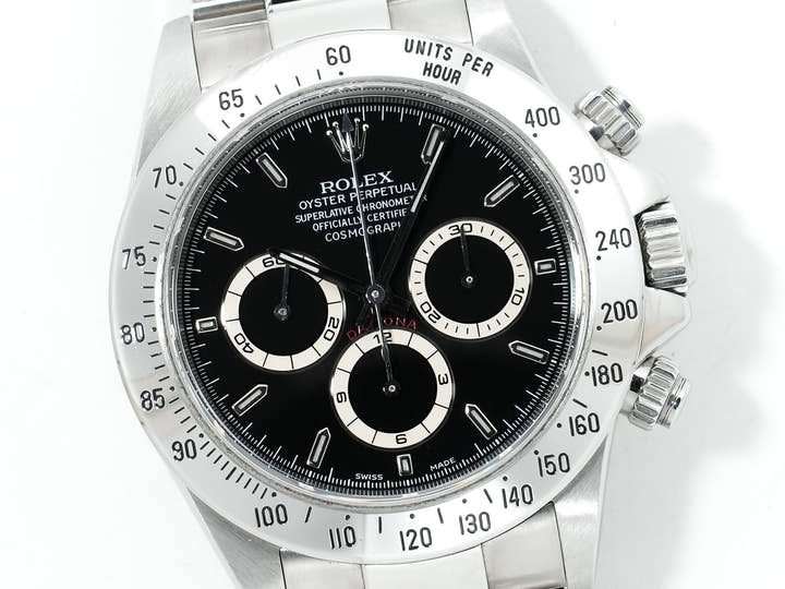 ロレックス デイトナ エルプリメロ Ref.16520 ステンレススチール ブラック文字盤 美中古 vz535nni