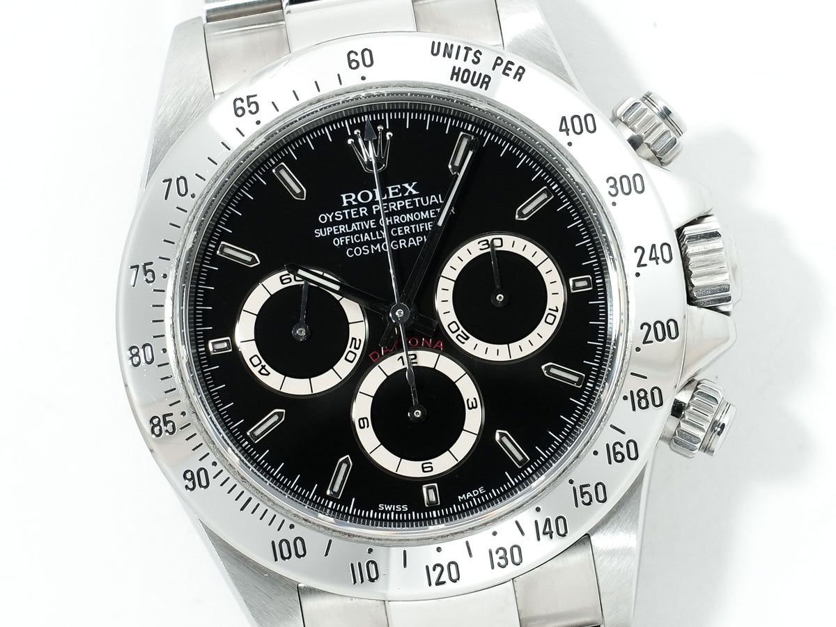 ロレックス デイトナ エルプリメロ Ref.16520 ステンレススチール ブラック文字盤 美中古 vz535nni