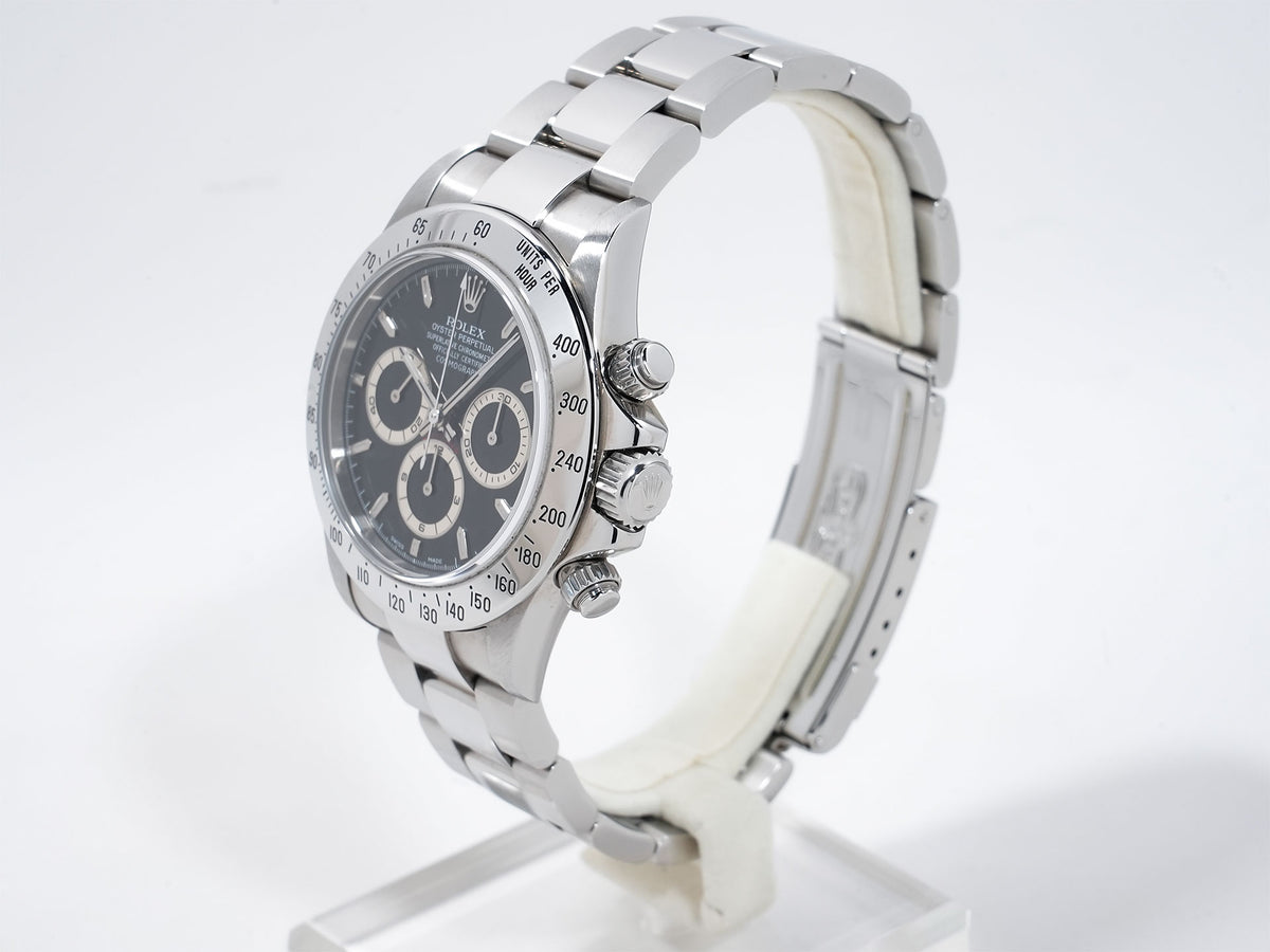 ロレックス デイトナ エルプリメロ Ref.16520 ステンレススチール ブラック文字盤 美中古 vz535nni