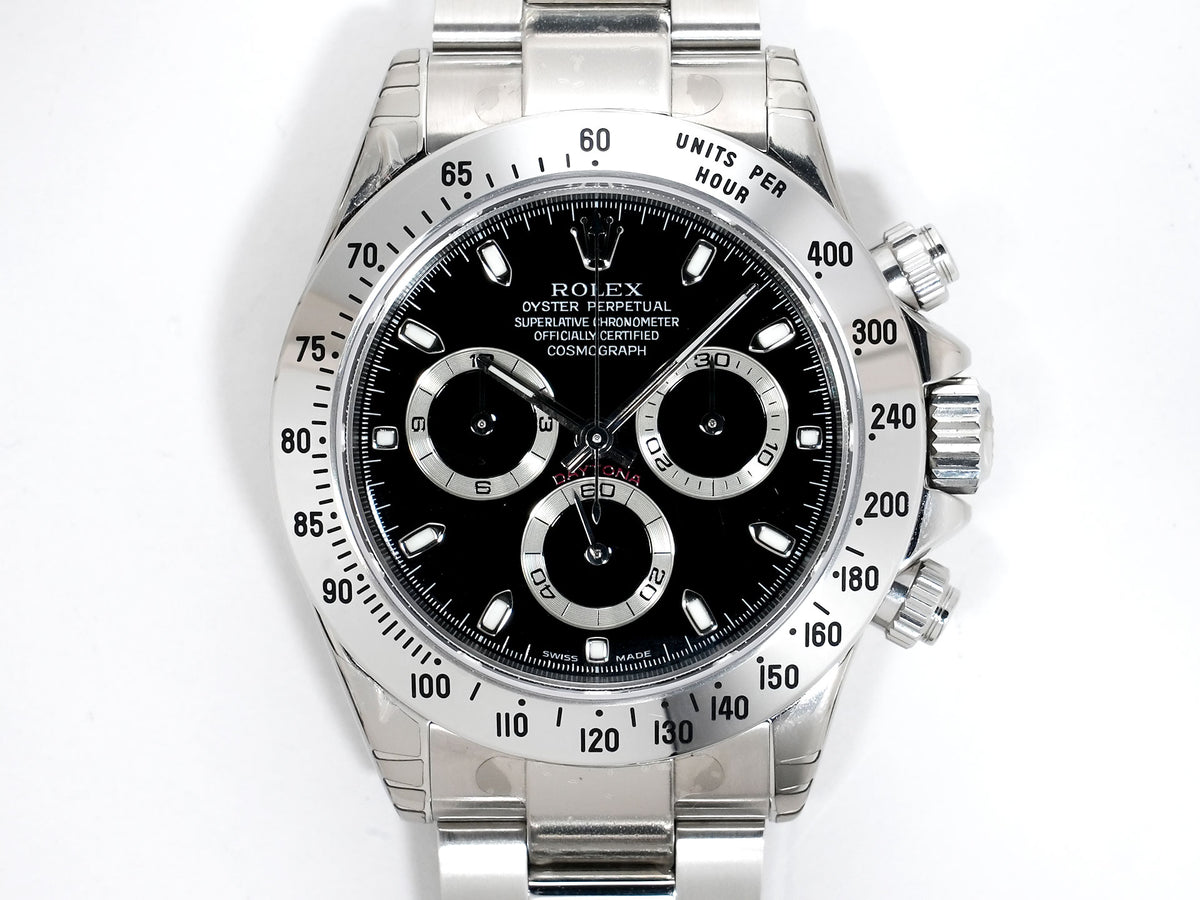 ロレックス デイトナ Ref.116520 ステンレススチール ブラック文字盤 美品 zzrifaj4