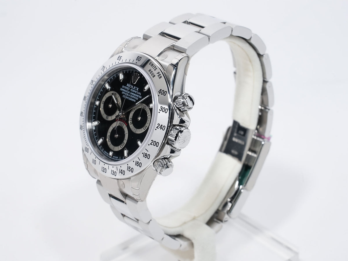ロレックス デイトナ Ref.116520 ステンレススチール ブラック文字盤 美品 zzrifaj4