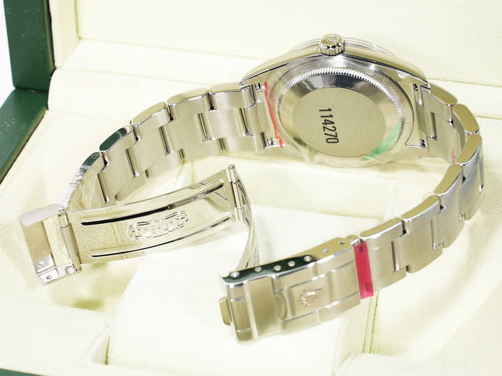 Rolex Explorer I Ref.114270 Stainless Steel Black Dial Oyster Bracelet Unused dz5fx8qs
