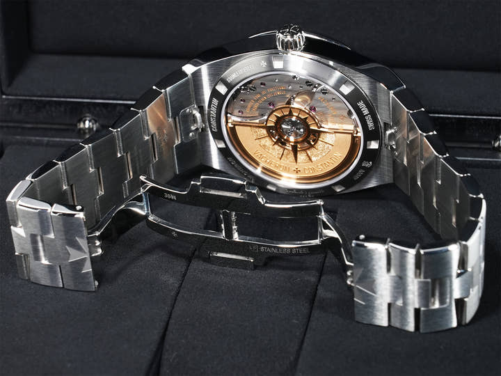 ヴァシュロンコンスタンタン オーヴァーシーズ Ref.4500V/110A-B128 ステンレススチール ブルー文字盤 未使用 zxzyqi3i