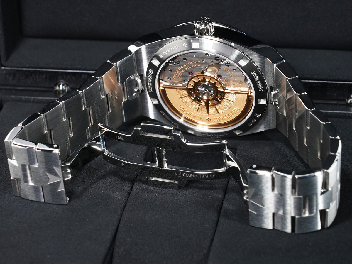 ヴァシュロンコンスタンタン オーヴァーシーズ Ref.4500V/110A-B128 ステンレススチール ブルー文字盤 未使用 zxzyqi3i