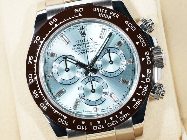 Rolex Daytona Ref.116506A Platinum Ice Blue Dial Excellent Condition gia5qneu