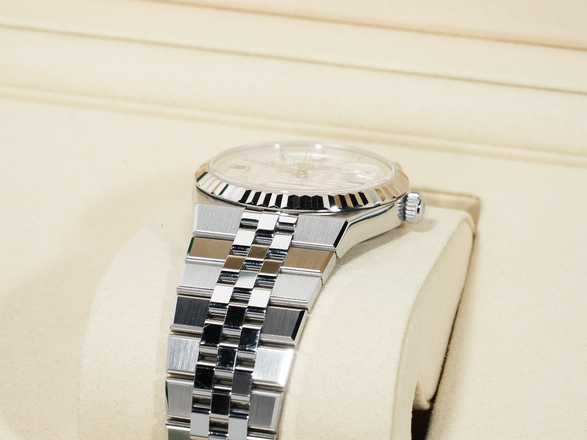 Rolex Land-Ho Ref.127234 Stainless Steel/White Gold White Dial Jubilee Bracelet Pre-owned peh94e73