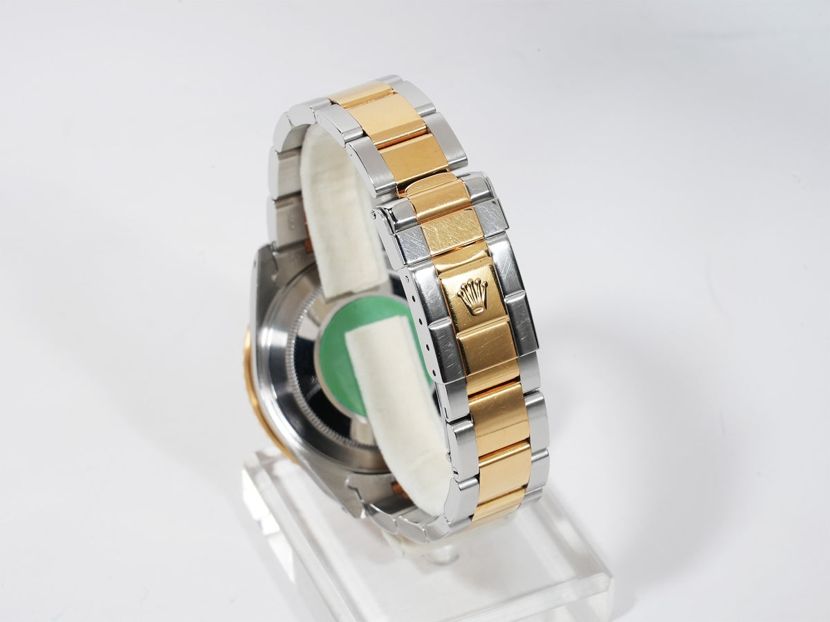 Rolex GMT-Master II Ref.16713 Stainless Steel/Yellow Gold Brown Dial Oyster Bracelet Pre-owned f7nb8x4d