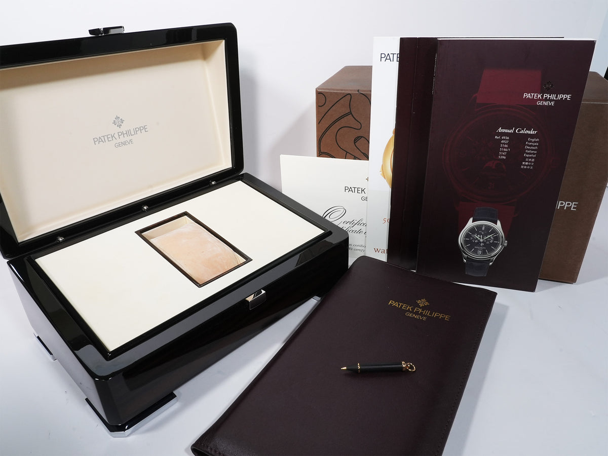 Patek Philippe Annual Calendar Ref.5146J-001 Yellow Gold Ivory Dial Excellent Pre-Owned 248qukyq