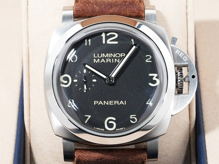 Panerai Luminor Marina Ref.PAM01759 Stainless Steel Black Dial Excellent Condition abovcfwk