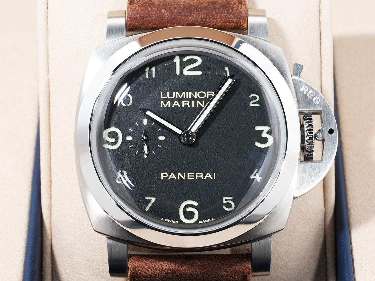 Panerai Luminor Marina Ref.PAM01759 Stainless Steel Black Dial Excellent Condition abovcfwk