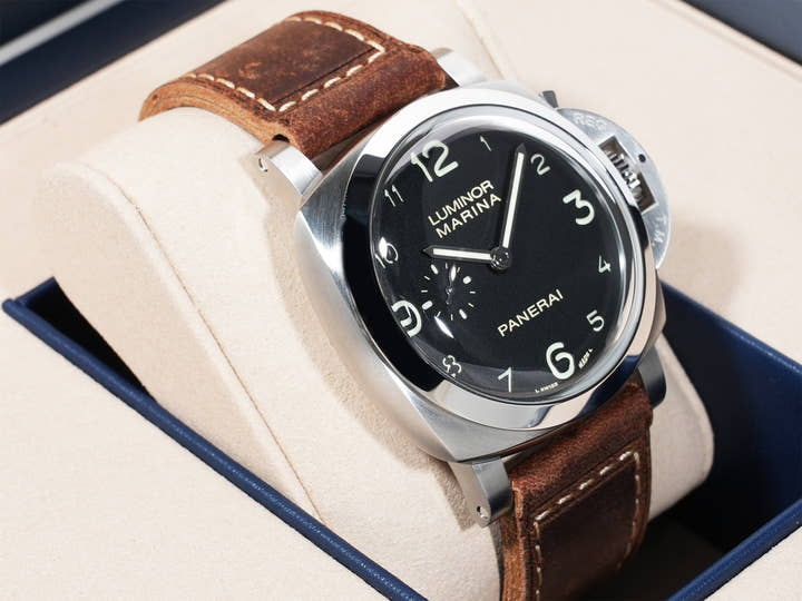 Panerai Luminor Marina Ref.PAM01759 Stainless Steel Black Dial Excellent Condition abovcfwk