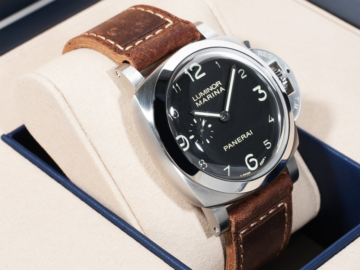 Panerai Luminor Marina Ref.PAM01759 Stainless Steel Black Dial Excellent Condition abovcfwk
