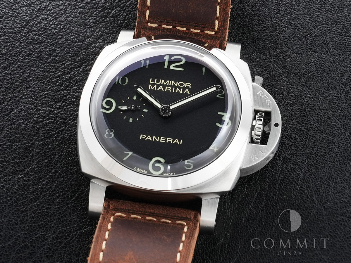 Panerai Luminor Marina Ref.PAM01759 Stainless Steel Black Dial Excellent Condition abovcfwk
