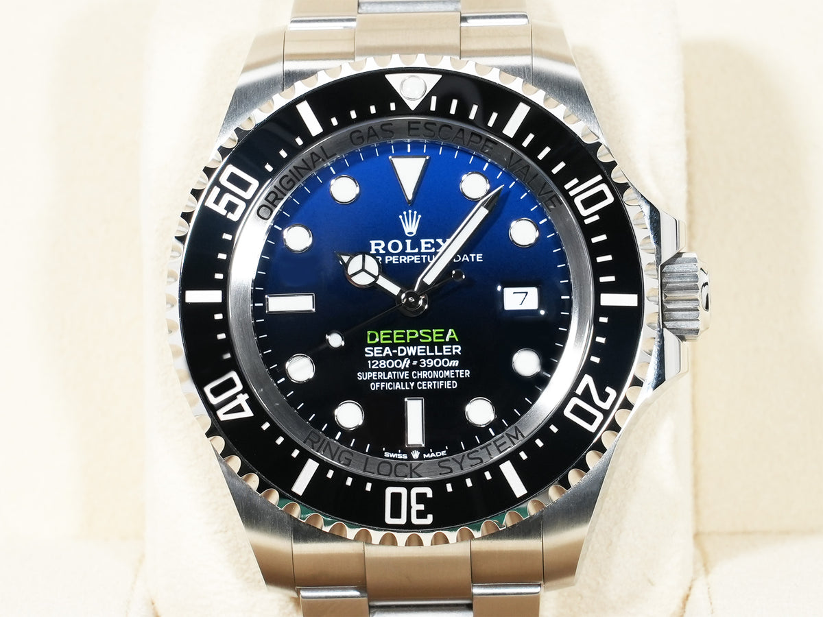Rolex Sea-Dweller Deepsea Ref.126660 Stainless Steel D-BLUE Dial Excellent Condition tnmp6o3a
