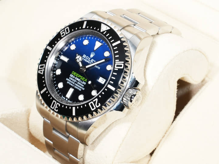 Rolex Sea-Dweller Deepsea Ref.126660 Stainless Steel D-BLUE Dial Excellent Condition tnmp6o3a
