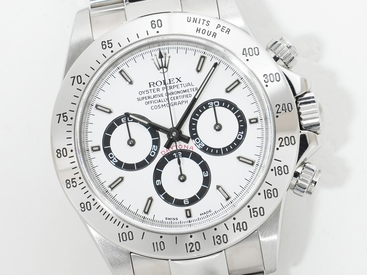 Rolex Daytona El Primero Ref.16520 Stainless Steel White Dial Excellent Pre-owned p2jzu45o