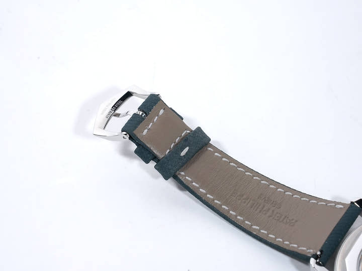 Patek Philippe Calatrava Ref.6007A-001 Stainless Steel Grey-Blue Dial Excellent Pre-Owned 4xeezheg