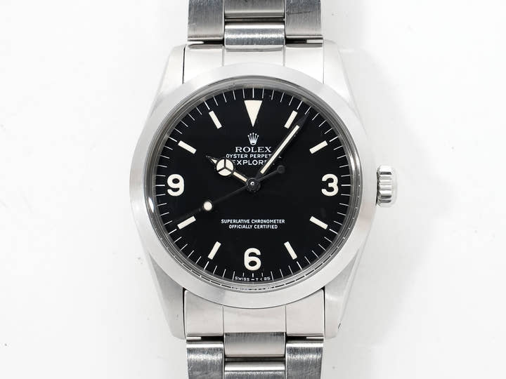 ロレックス エクスプローラーI Ref.1016 ステンレススチール ブラック文字盤 中古 josvcss3