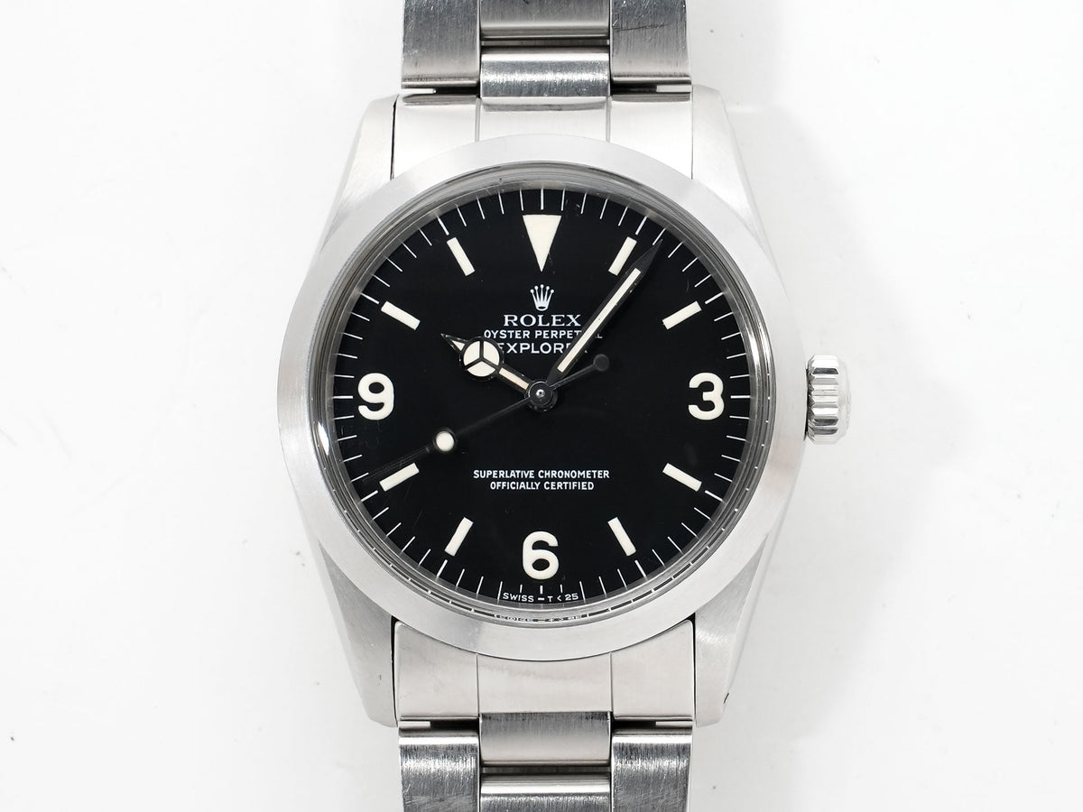ロレックス エクスプローラーI Ref.1016 ステンレススチール ブラック文字盤 中古 josvcss3