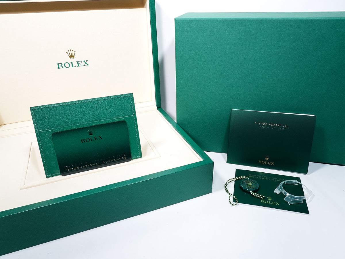 Rolex Land-Hopper Ref.127236 Platinum Ice Blue Dial Jubilee Bracelet Unused daq55vib