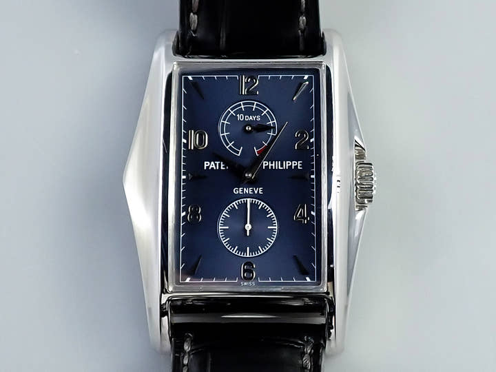 パテックフィリップ 10DAYS Ref.5100G-001 ホワイトゴールド ブルー文字盤