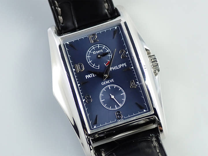 パテックフィリップ 10DAYS Ref.5100G-001 ホワイトゴールド ブルー文字盤