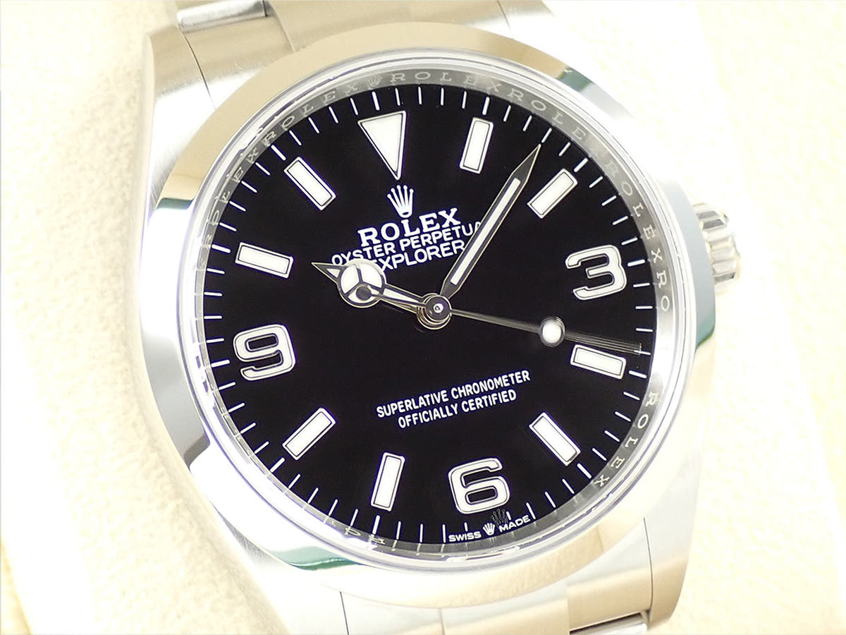 ロレックス エクスプローラー36 Ref.124270 ブラック文字盤 中古 LPP3H73F