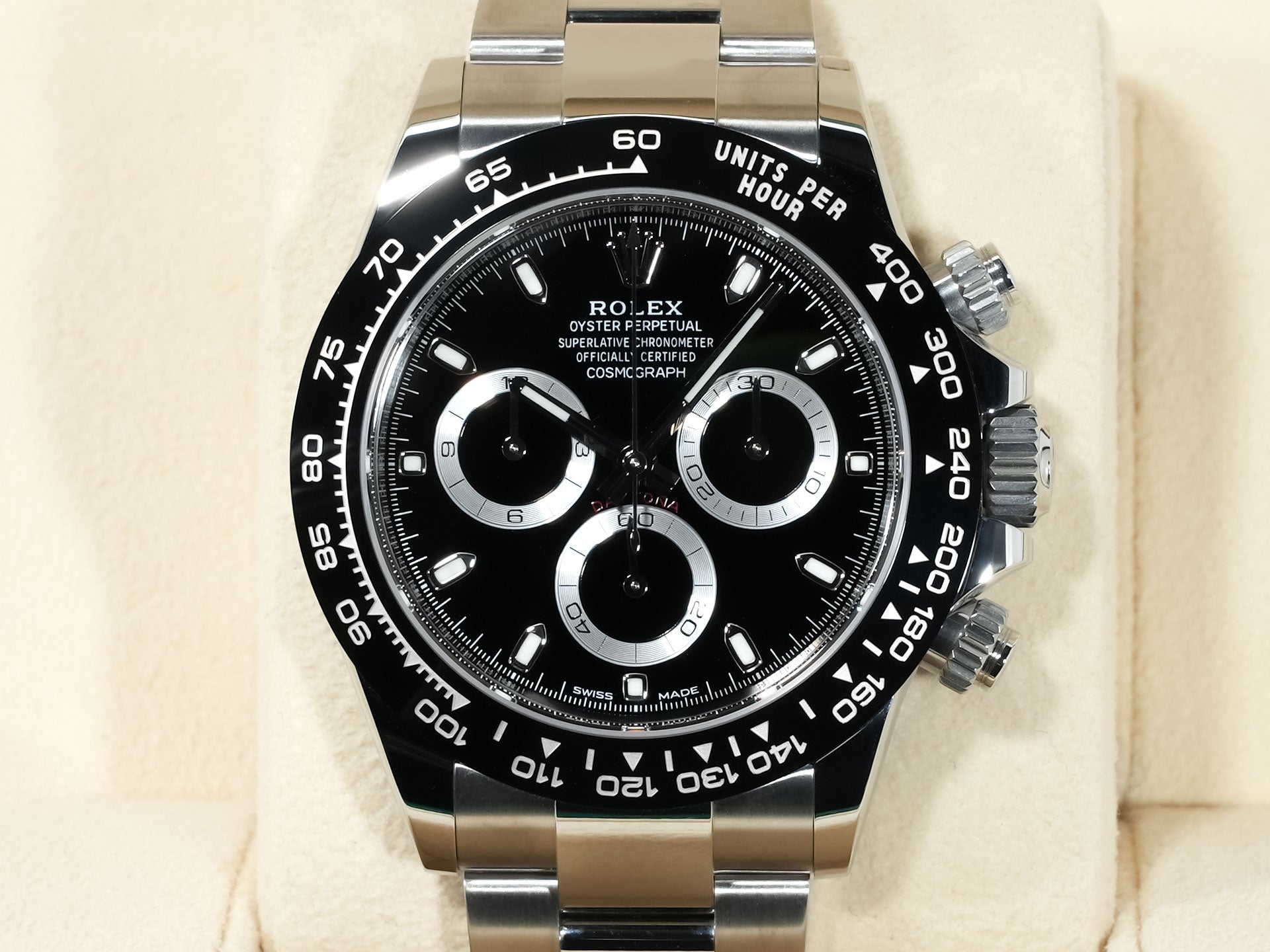 ロレックス デイトナ Ref.116500LN ステンレススチール ブラック文字盤 未使用