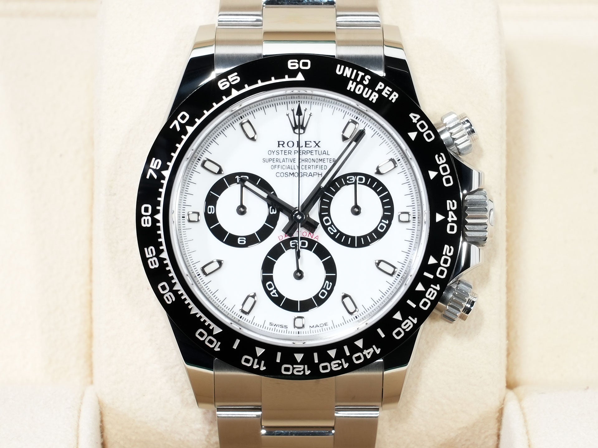 ロレックス デイトナ Ref.116500LN ステンレススチール ホワイト文字盤 未使用