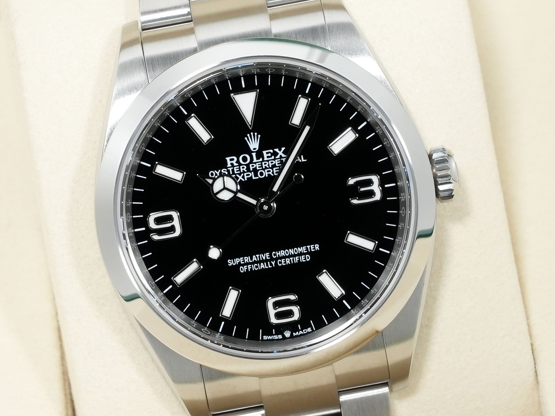 ロレックス エクスプローラー36 Ref.124270 ステンレススチール ブラック文字盤 オイスターブレスレット 未使用
