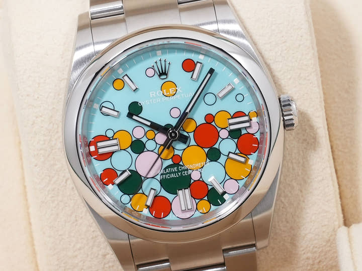 ロレックス オイスターパーペチュアル36 Ref.126000 ステンレススチール セレブレーションモチーフ文字盤 未使用