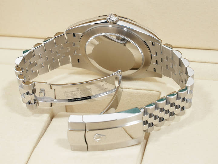 ロレックス デイトジャスト41 Ref.126334 ステンレススチール/ホワイトゴールド スレート文字盤 ジュビリーブレスレット 未使用 wdg46h95
