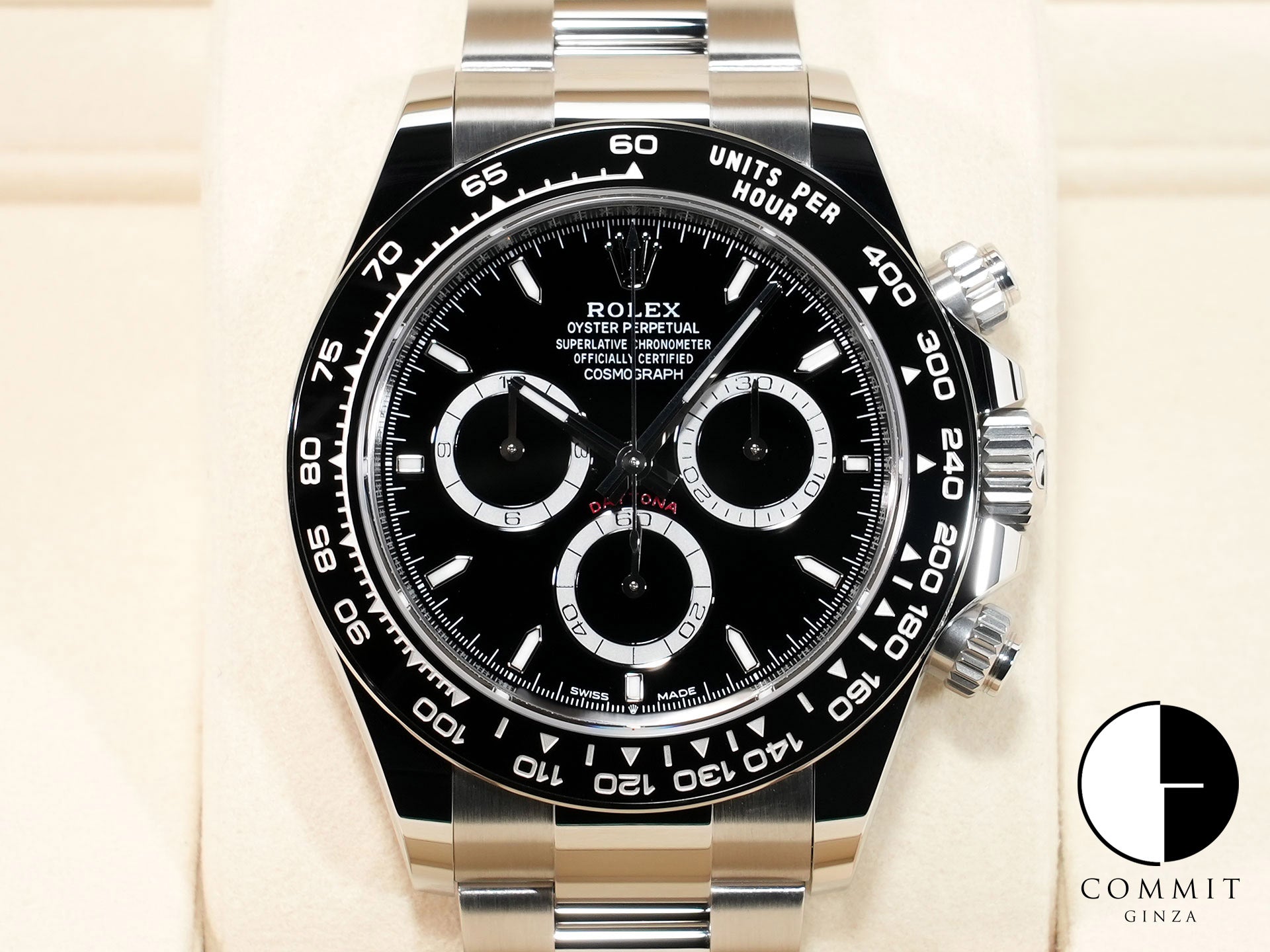 ロレックス デイトナ Ref.126500LN ステンレススチール ブラック文字盤 未使用