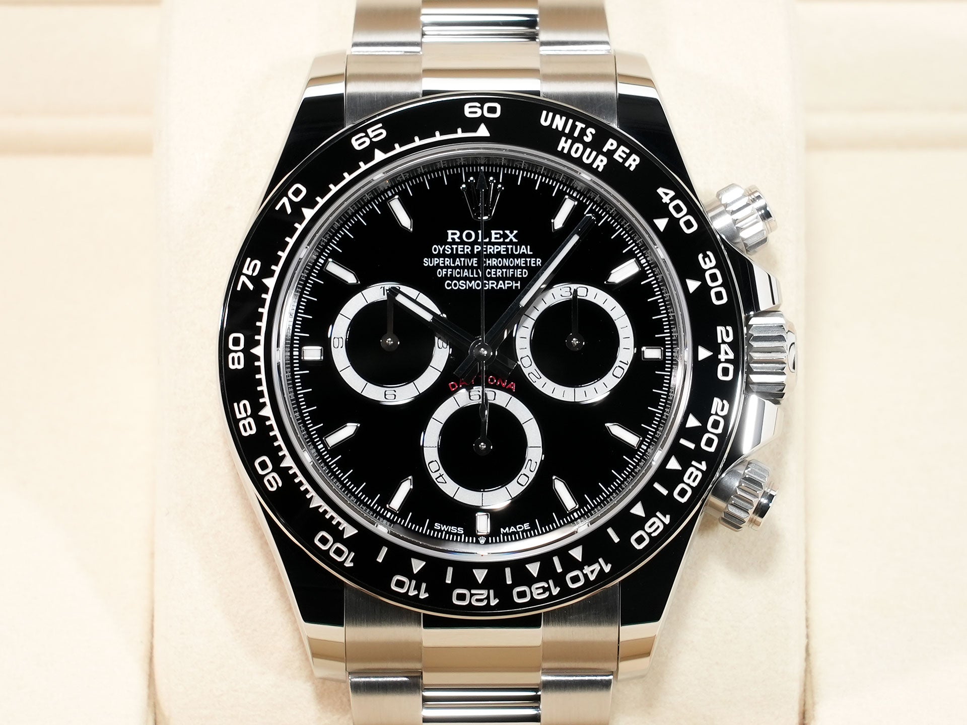 ロレックス デイトナ Ref.126500LN ステンレススチール ブラック文字盤 未使用