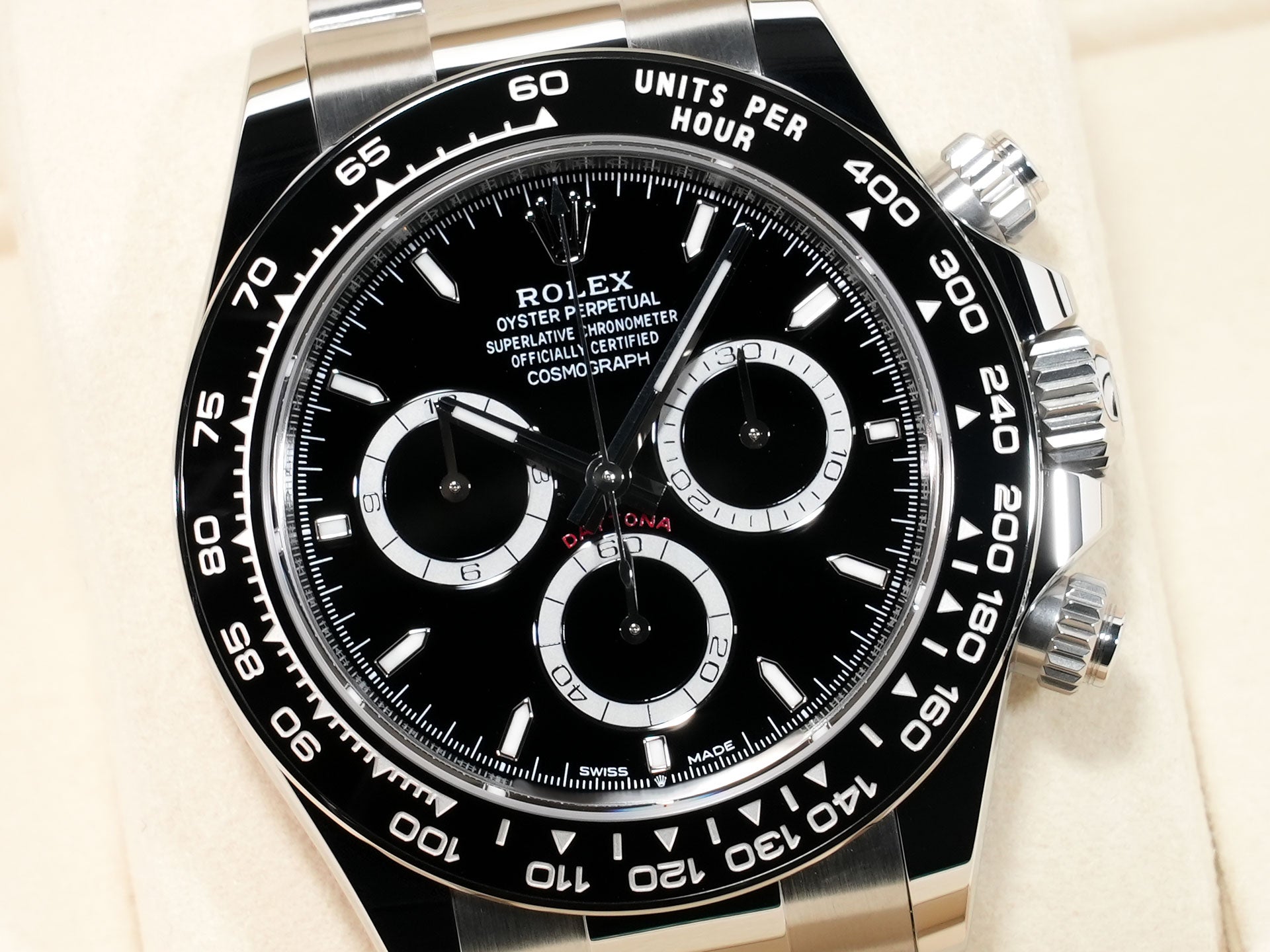 ロレックス デイトナ Ref.126500LN ステンレススチール ブラック文字盤 未使用