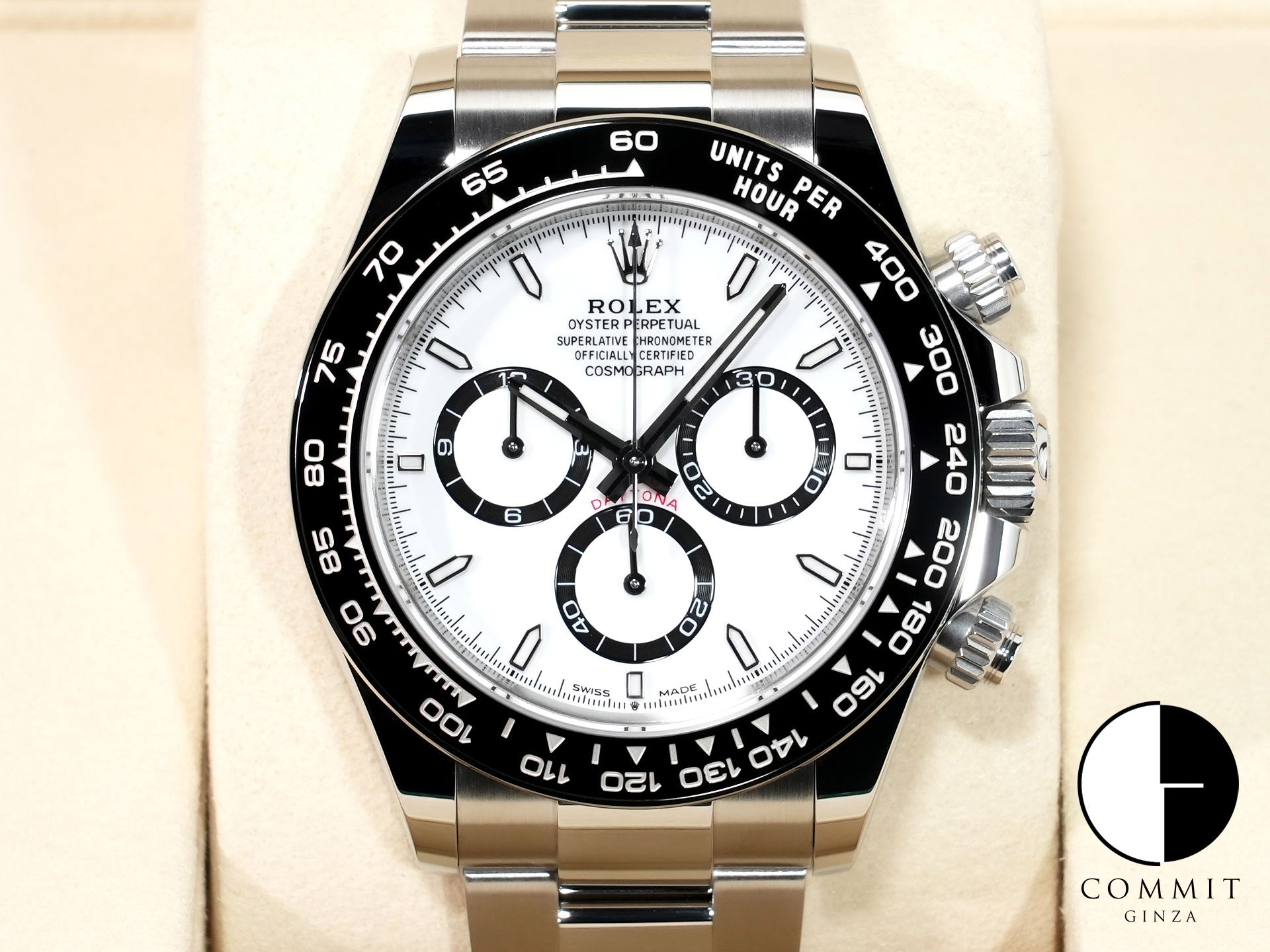 ロレックス デイトナ Ref.126500LN ステンレススチール ホワイト文字盤 未使用