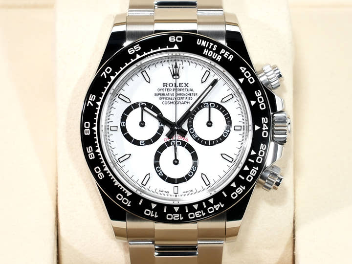 ロレックス デイトナ Ref.126500LN ステンレススチール ホワイト文字盤 未使用