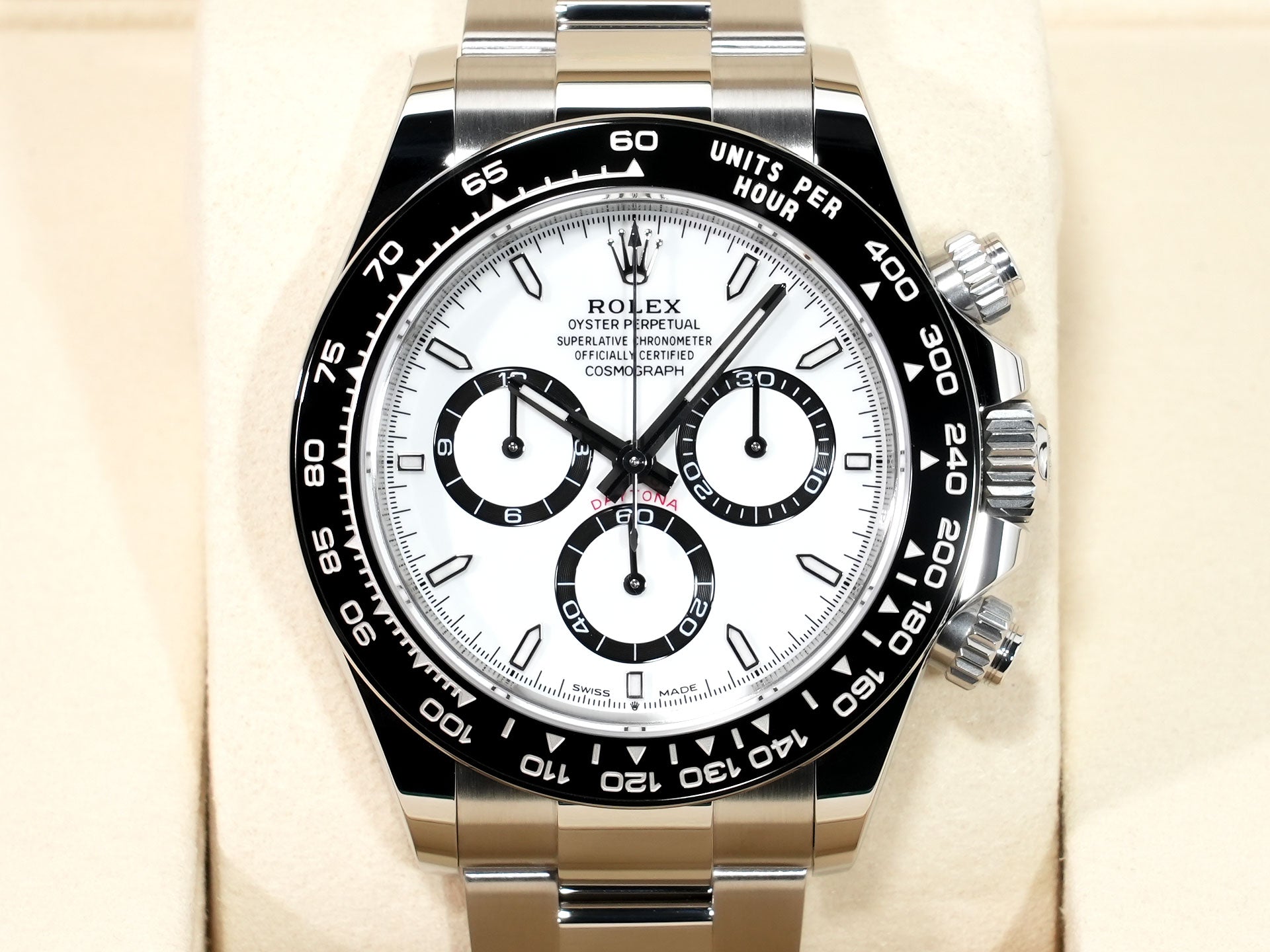 ロレックス デイトナ Ref.126500LN ステンレススチール ホワイト文字盤 未使用