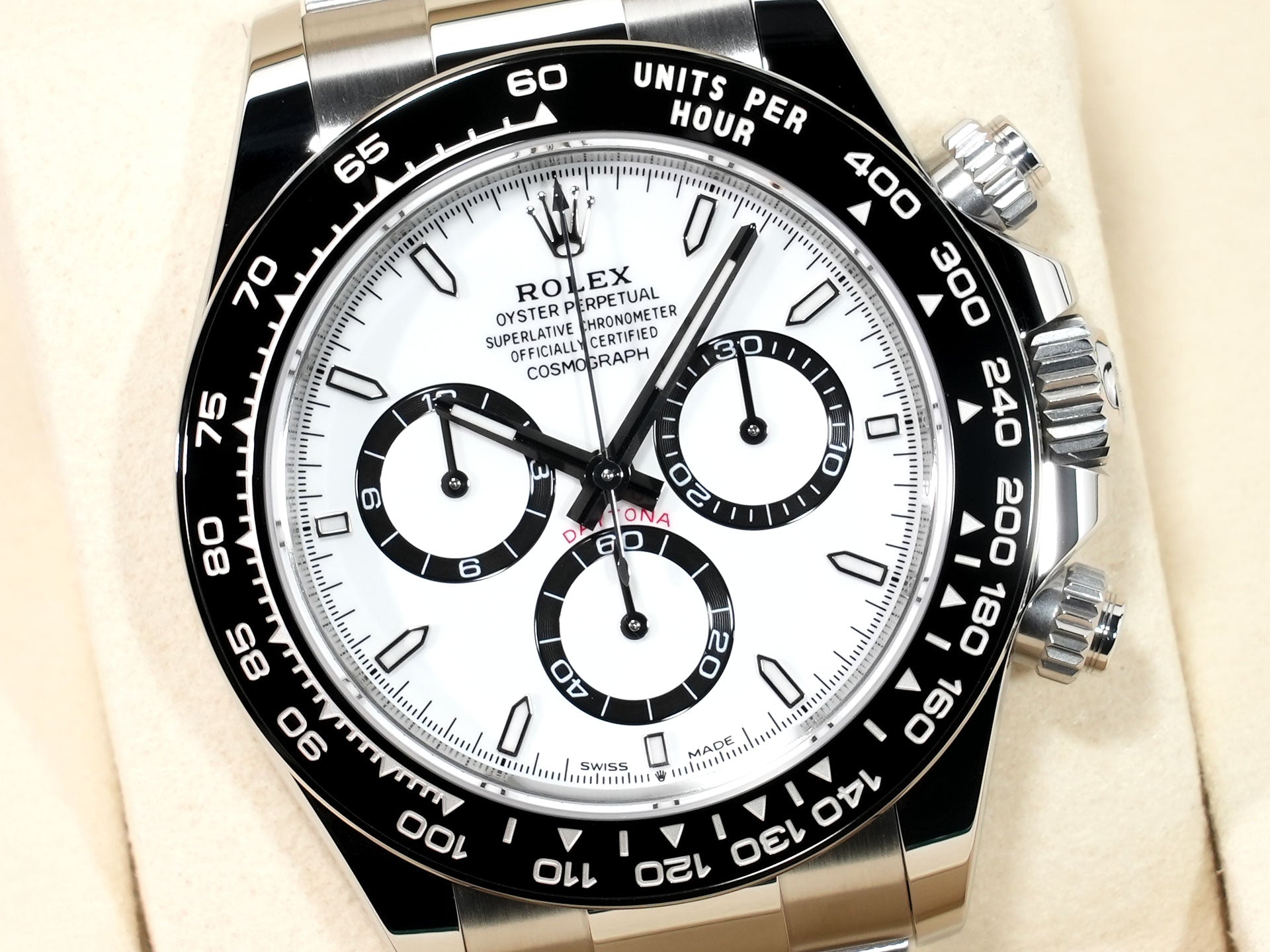 ロレックス デイトナ Ref.126500LN ステンレススチール ホワイト文字盤 未使用
