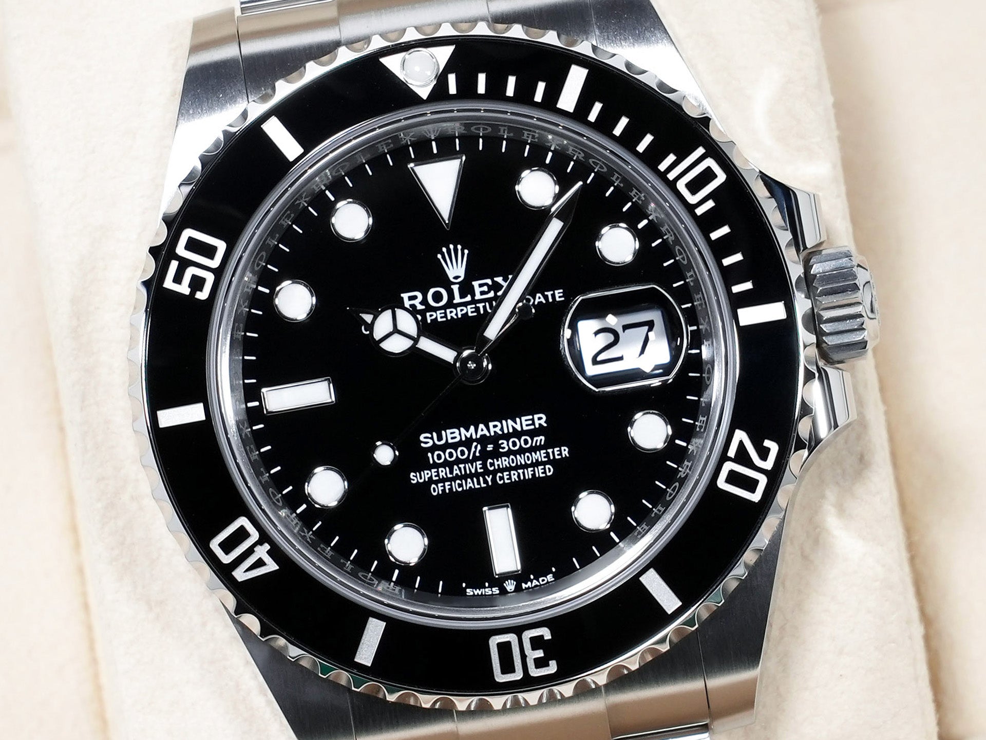 Rolex Submariner Date Ref.126610LN Stainless Steel Black Dial Unused e8zeimju