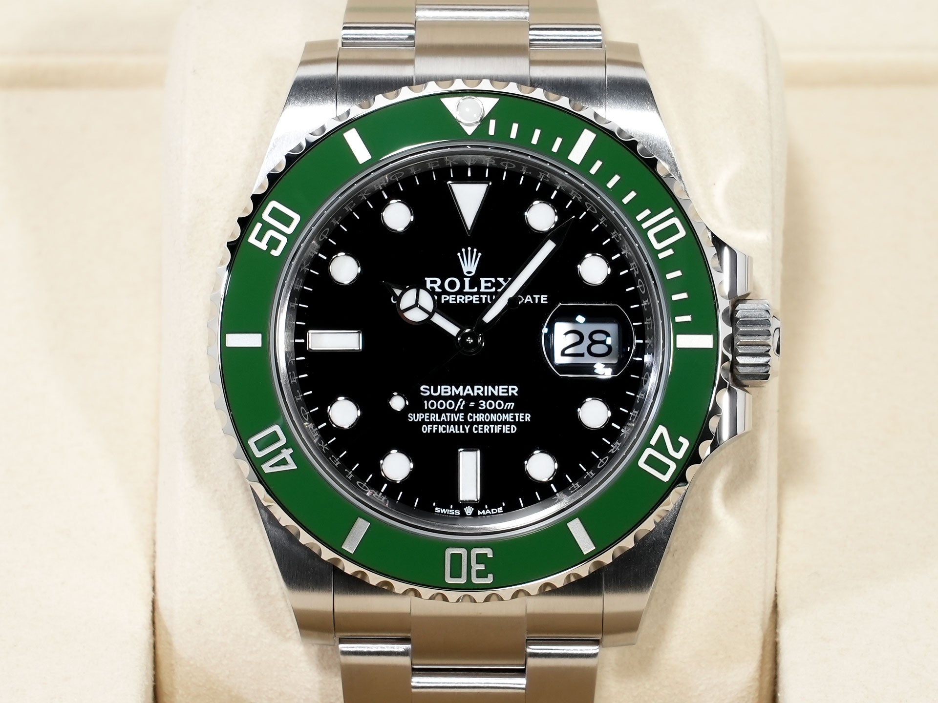 ロレックス サブマリーナー デイト Ref.126610LV ステンレススチール ブラック文字盤 未使用