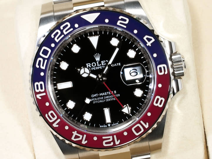 ロレックス GMTマスターII Ref.126710BLRO ステンレススチール ブラック文字盤 オイスターブレスレット 未使用
