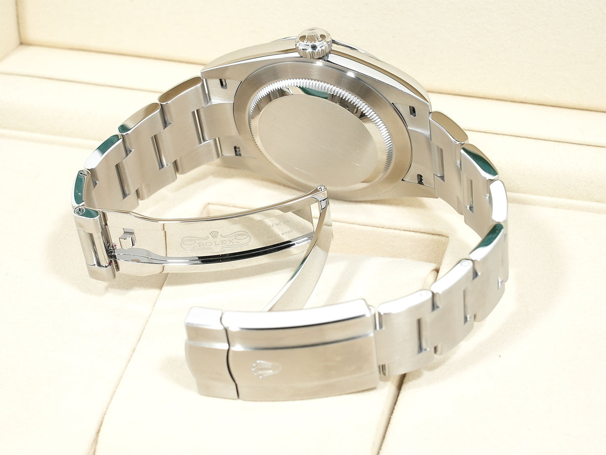 ロレックス オイスターパーペチュアル41 Ref.134300 ステンレススチール メッドブルー文字盤 未使用 krv9op4c