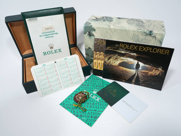 ロレックス エクスプローラーI Ref.14270 ステンレススチール ブラック文字盤 オイスターブレスレット 中古 oc3egh3q