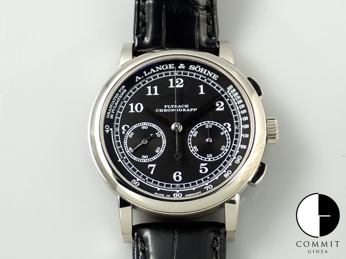 A. Lange &amp; Söhne 1815 Chronograph Ref.414.028 Black Dial Used 07Z09H7T