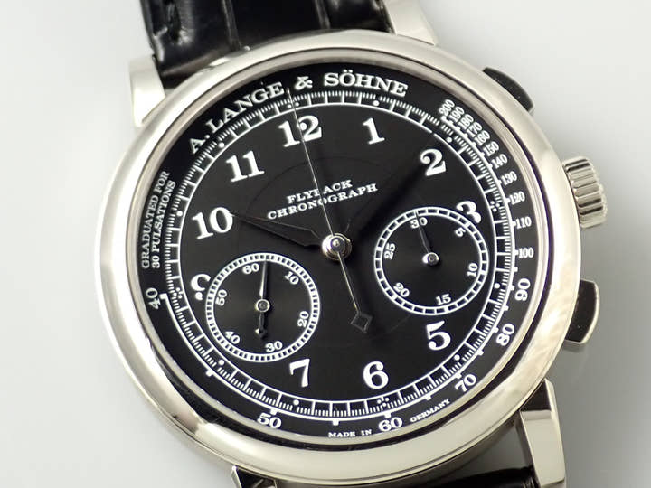 A. Lange &amp; Söhne 1815 Chronograph Ref.414.028 Black Dial Used 07Z09H7T