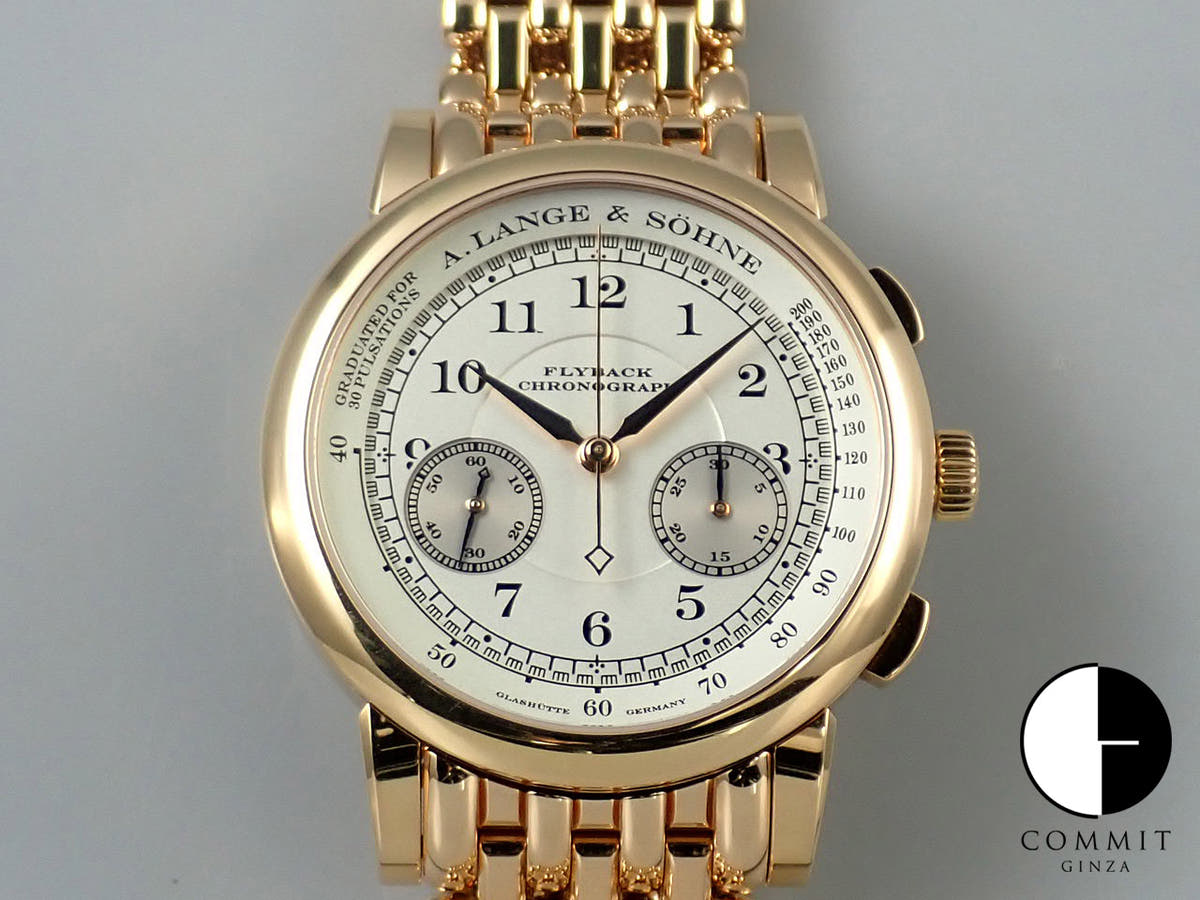 A. Lange &amp; Söhne 1815 Chronograph Ref.401.032 Silver Dial Pre-owned A67M3T69